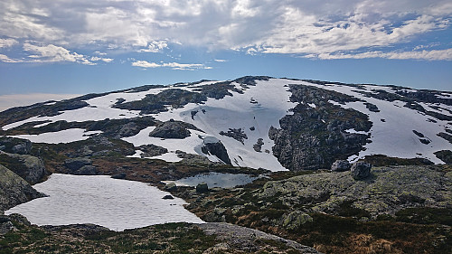 Approaching the summit of Smørstakken
