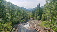 South along Fyrjaelvi