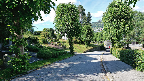 Solheim søyle to the left