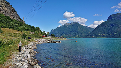 We finally reached Lustrafjorden!