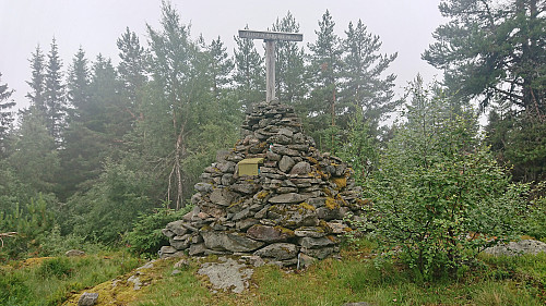 The summit cairn at Storehaug