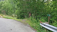 The marked trailhead