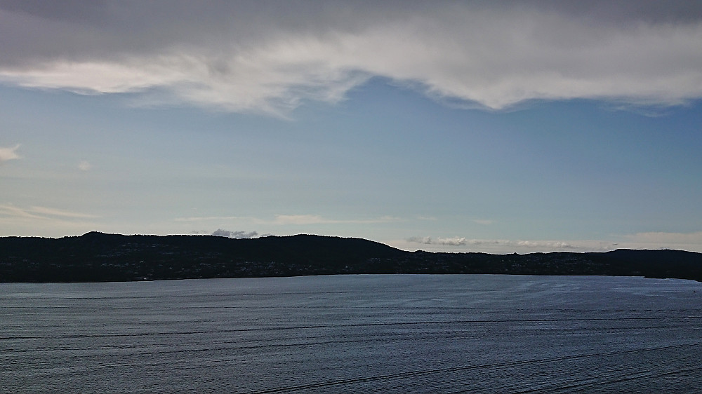 Towards Askøy from Lønborg at the end of the hike