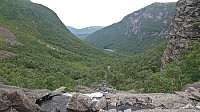Looking back down Øyadalen