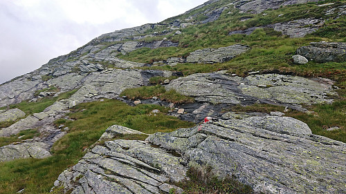 Trying to follow the red trail markers to Vetlevarden