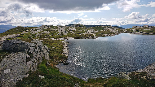 Approaching the summit of Geitafjella