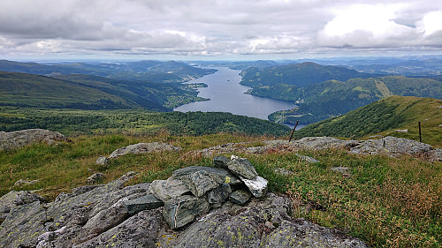 Sørfjorden (and Osterøybroen) from Vossavardane NV