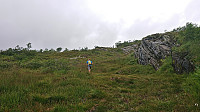 Ascending up Kyrahjellen
