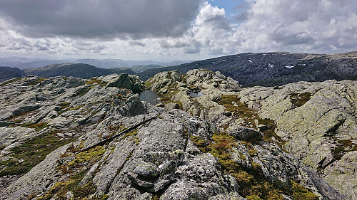 The summit of Sørdalsfjellet