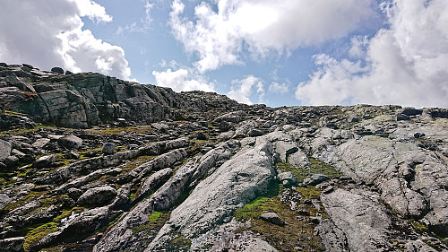 Ascending Sørdalsfjellet