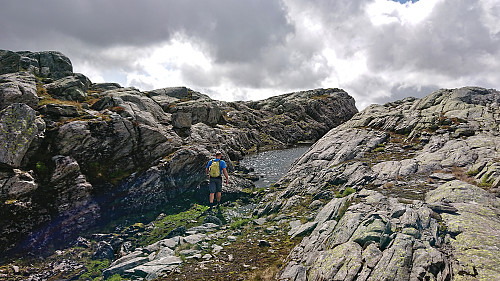 Approaching the summit of Sørdalsfjellet