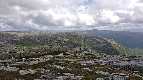 Looking back at Norddalsfjellet from Sørdalsfjellet
