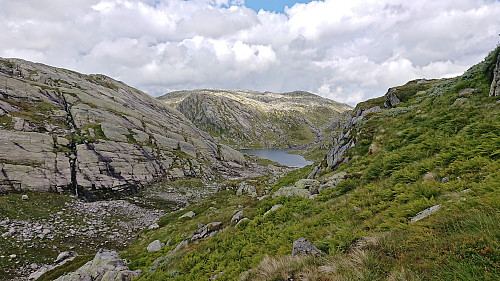 Oksetjørni with Saudalsnovi in the background