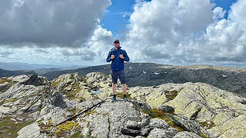 Me at the summit of Sørdalsfjellet
