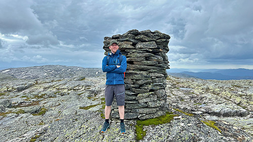 Me at the summit of Saudalsnovi