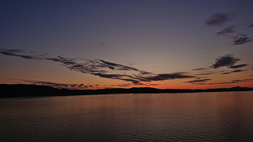 The sunset from Midtneset