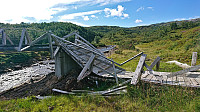 Stølselvi bro has seen better days...