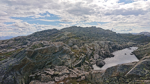 The final ascent to Gråtindane