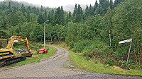 Marked trailhead at Steinsland