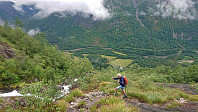 The trail followed Kvernhuselva