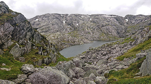 Arriving at Kvernhusbotnvatnet