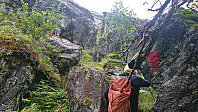 Navigating the boulder maze