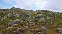 Off-trail towards Sundagsfjellet