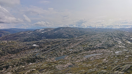 Eldshusfjellet from Vest for Vestrebotn