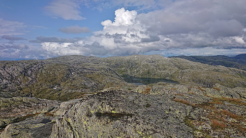 Northeast from Vest for Vestrebotn with Sundagsfjellet in the background