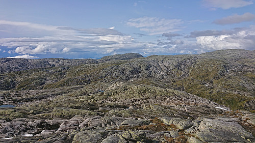 Looking back at Fridalsnova from Vest for Vestrebotn
