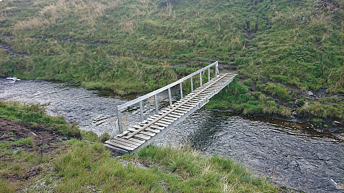 The bridge across the river south of Dyrdalsvatnet