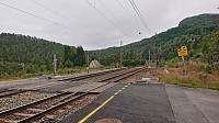 Crossing the railroad tracks