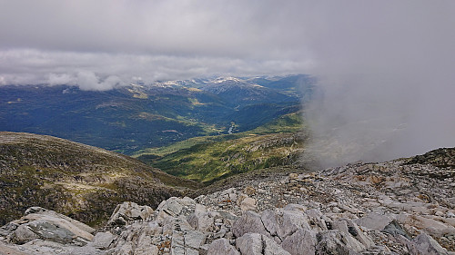 Rjoandeggi from the ascent to Seldalsnuten