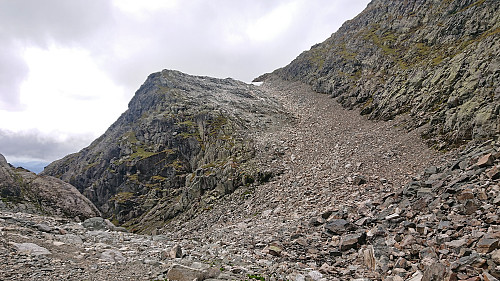 The ascent to Fribottseggi from south of Fribottseggi Øst