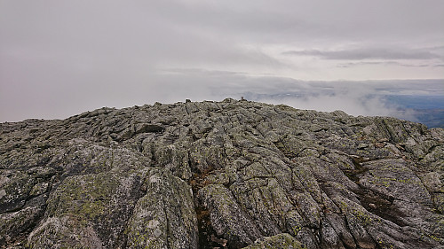 The summit area at Horndalsnuten