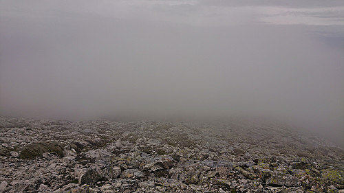 Descending northwest from Horndalsnuten
