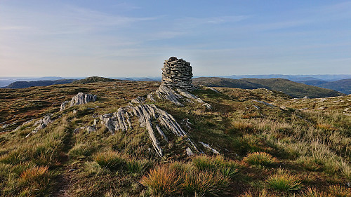 The highest point at Byfjellene