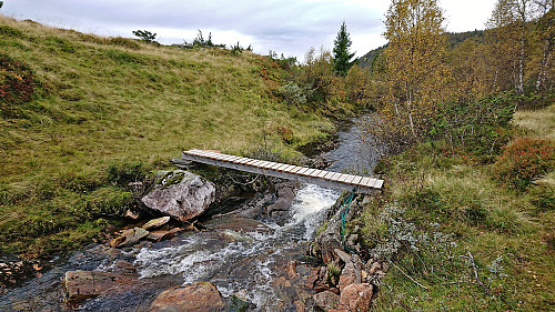 Bridge to get to Nyestølen Vest
