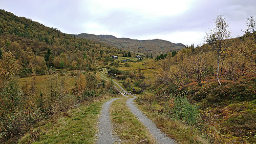 Looking back at Nyestølen Vest