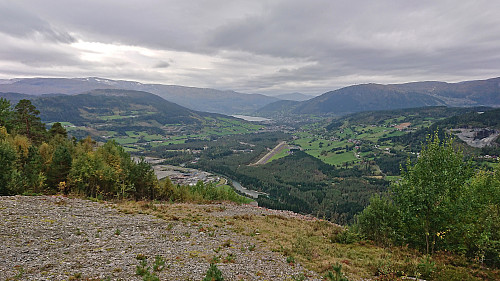 Towards Vossevangen from Nye Tverrbergsvegen