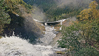 Skjervsfossen from above