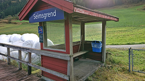 The train station at Seimsgrend