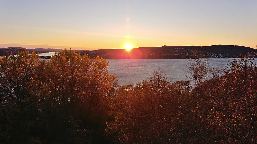 Sunset from Hellen festning