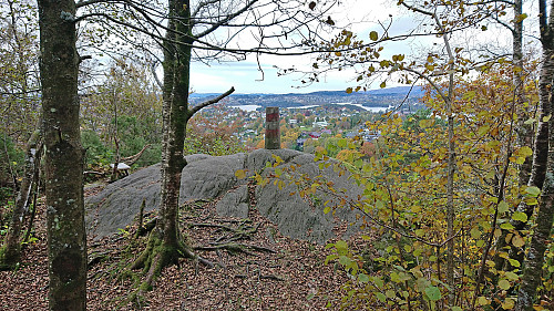 The trig marker at Rambjørga