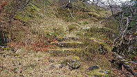 Stone steps below Grostøl