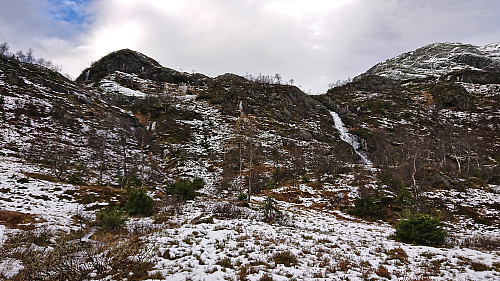My ascent route from Grostøl