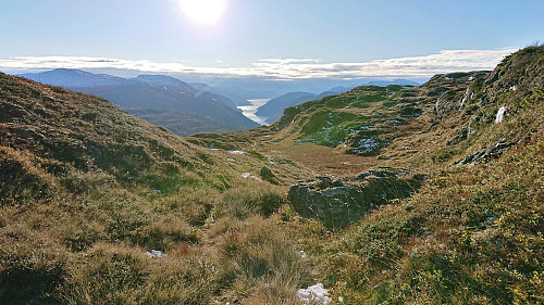 Trying to follow the marked trail from Svortetjørn to Litlastølen