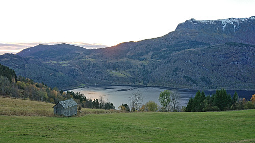 Granvinsvatnet from Vindal with Horganipen to the right