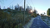 The start of my route to Tempelet