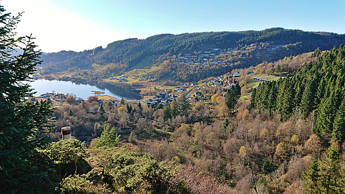 Hamrefjellet from Håvegen søyle